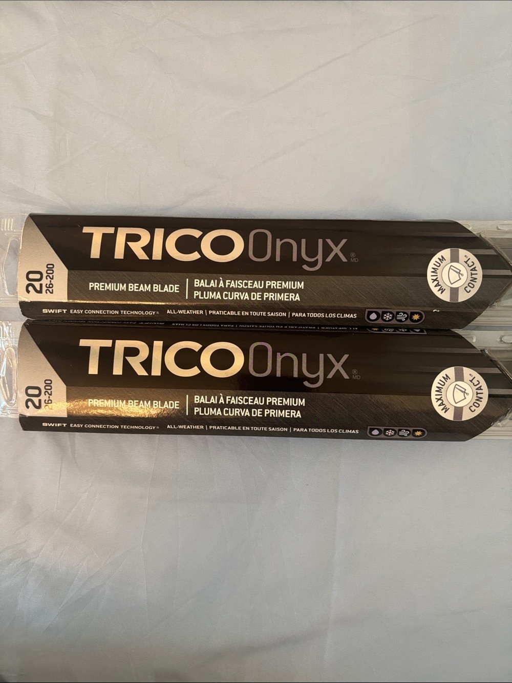 TRICO Onyx Black Premium Beam Wiper Blades - 20"